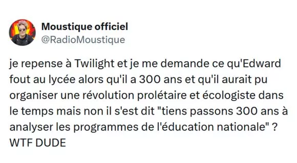 Image de couverture de l'article : Top 15 des tweets les plus drôles sur Twilight