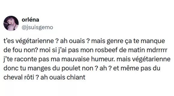 Image de couverture de l'article : Top 17 des meilleurs tweets sur les végétariens