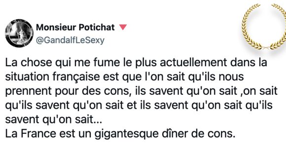 Image de couverture de l'article : Top 20 des tweets les plus drôles de la semaine #127