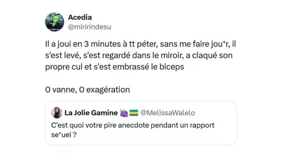 Image de couverture de l'article : 25 tweets drôles sur le sexe et l’amour : Comptwoir de Lola #541