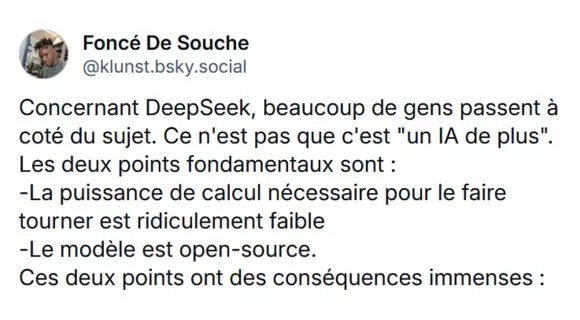 Image de couverture de l'article : La révolution DeepSeek ou pourquoi ChatGPT est (déjà) mort !