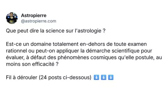 Image de couverture de l'article : Scientifiquement, l’astrologie ça vaut quoi ?