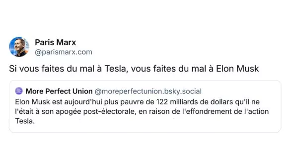 Image de couverture de l'article : Tesla chute, est-ce la fin d’Elon Musk ?