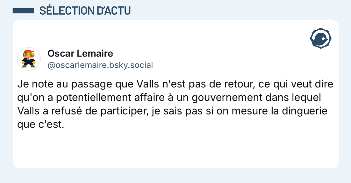  Gouvernement Lecornu II : en route vers la censure !