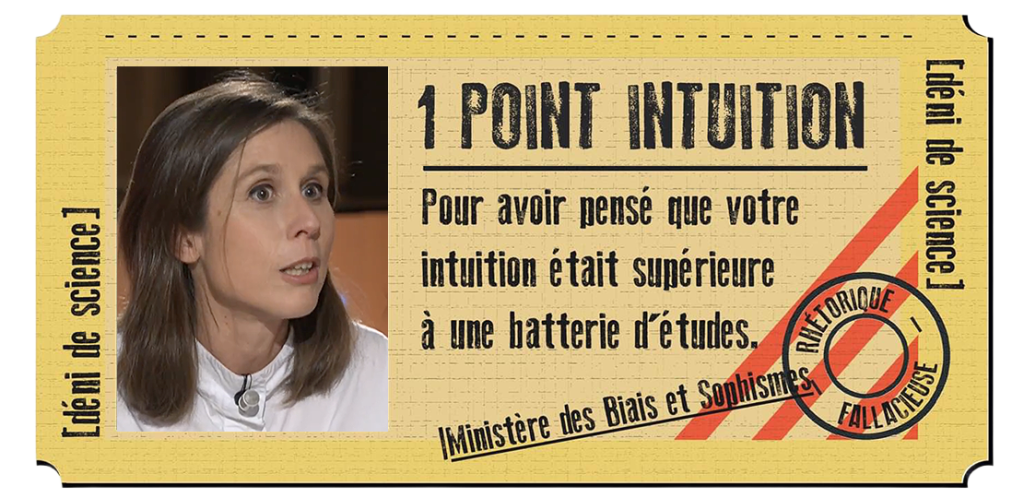 1 point intuition pour avoir pens&eacute; que votre intuition &eacute;tait sup&eacute;rieur &agrave; une batterie d'&eacute;tudes