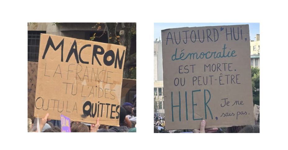 Image de couverture de l'article : Mobilisation du 24 octobre : vos meilleures pancartes